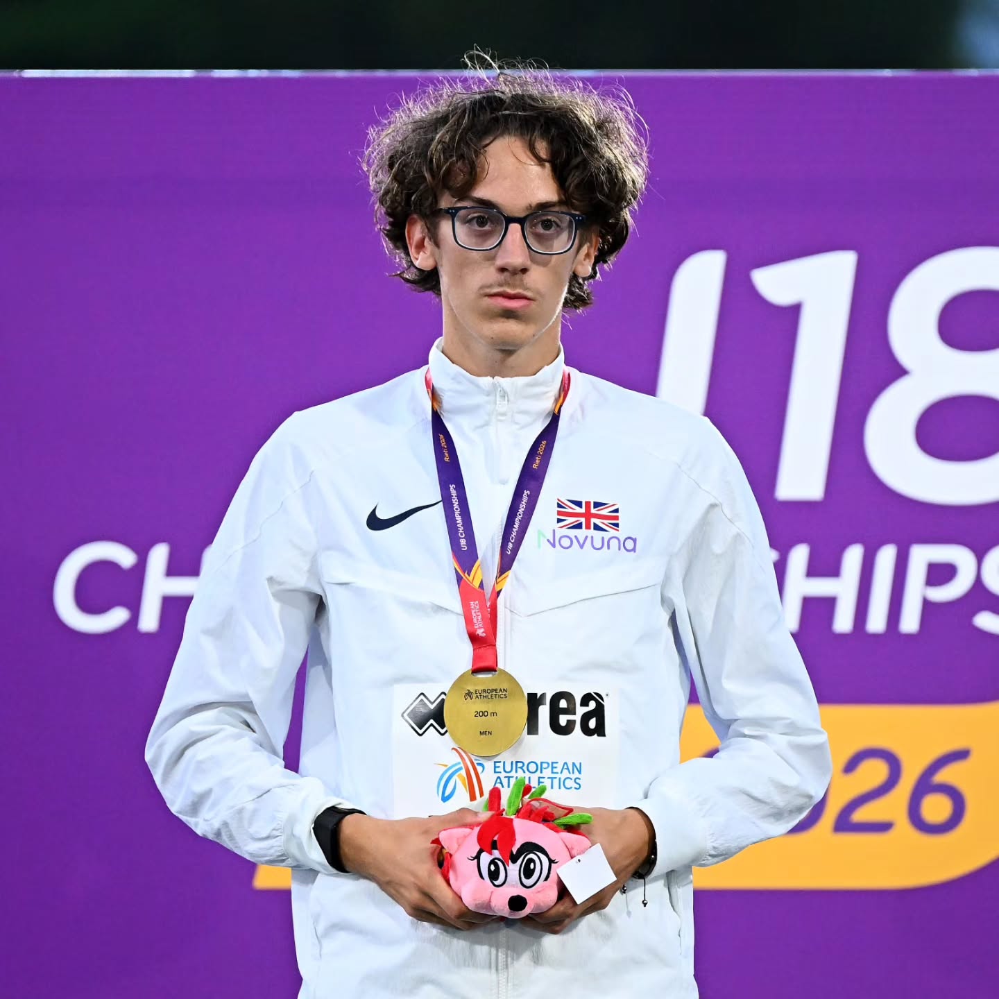 Bronson Hearn-Smith Sets Record at 20.70 Seconds, Wins Euro U18 200m Gold