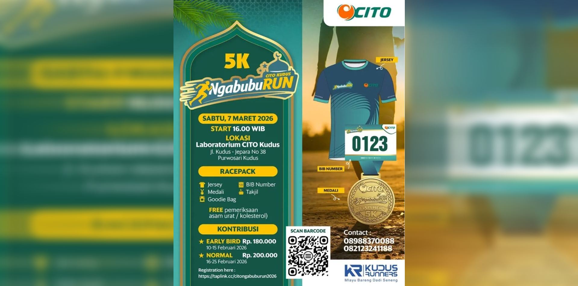 Detail Event CITO Kudus NgabubuRUN 2026 di Kudus