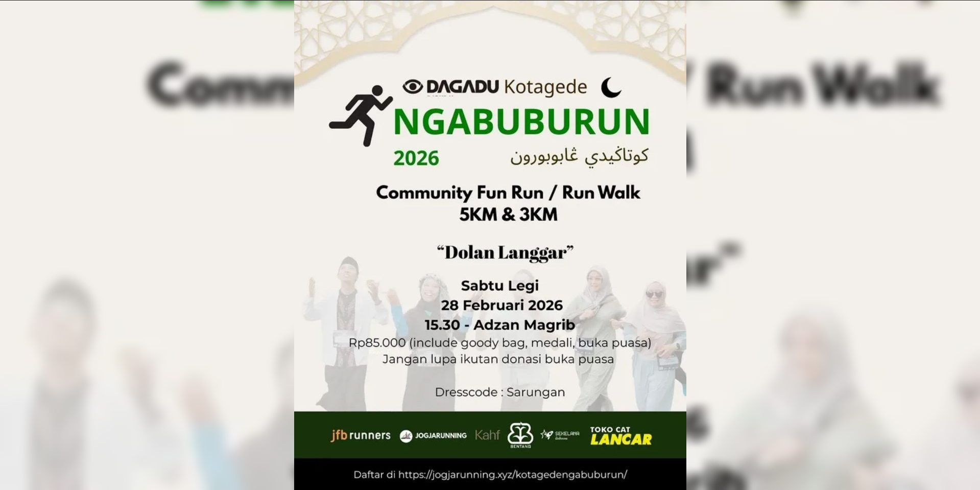 Event Lari Dagadu Kotagede Jadwal dan Informasi 2026