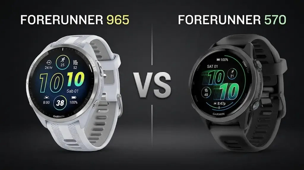 Garmin Forerunner 965 vs 570: Peta, Baterai, Sensor HR, dan Harga yang Paling Masuk Akal untuk Pelari