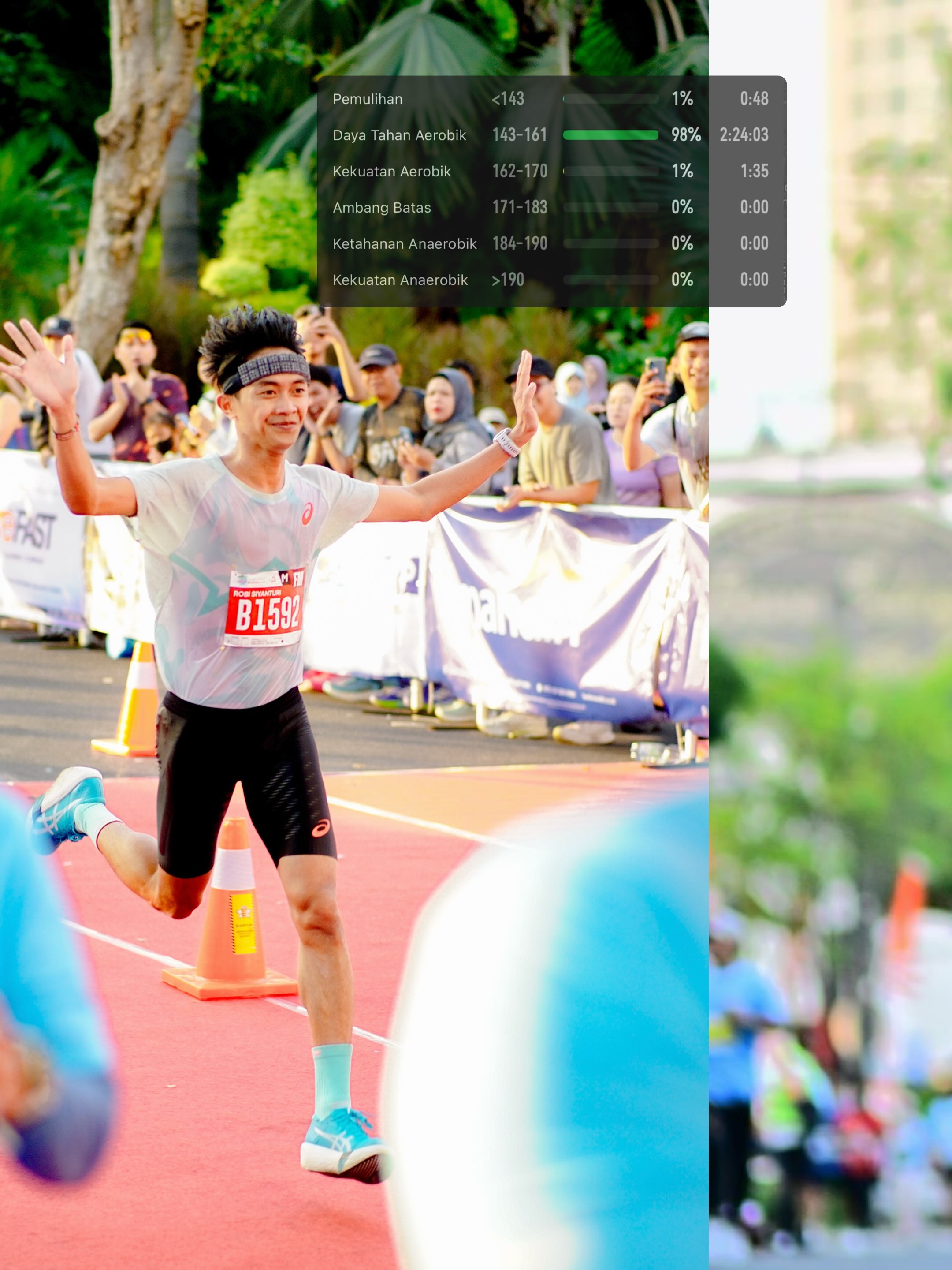 Robi Syianturi Memenangkan Surabaya Marathon hanya dengan Zona 2